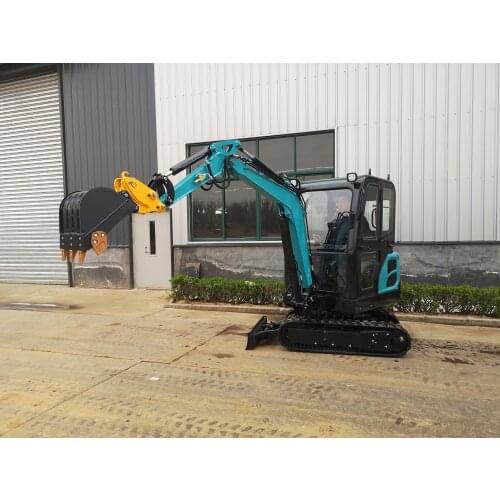 Mini Digger 1.8Ton Cab Crawler Excavator Small Bagger SYNBON Digging Machine