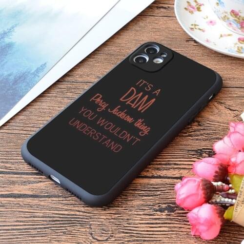 For iPhone Dam Percy Jackson Thing Print Soft Matt Apple iPhone Case