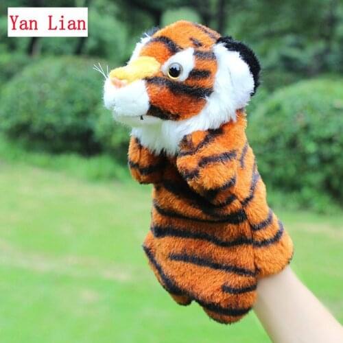 The New Series of Plush Toys Animal Tiger Hand Puppet