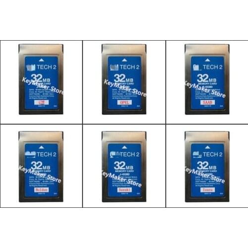 Newest For G-M Tech 2 Scanner 32 MB Memory Software Card Car Diagnostic Tool For Holden/Opel/SAAB/ ISUZU/S-uzuki for Tech 2 Card