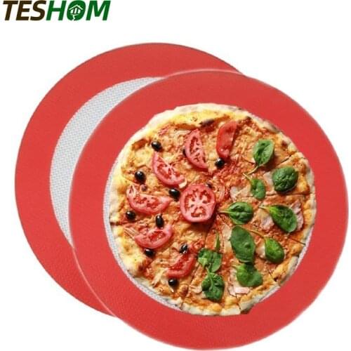 NEW Premium Round Silicone Baking Mat Non Stick Reusable Diameter 9 inch Round Cake Pan Liner Baking Sheets Pizza Pad