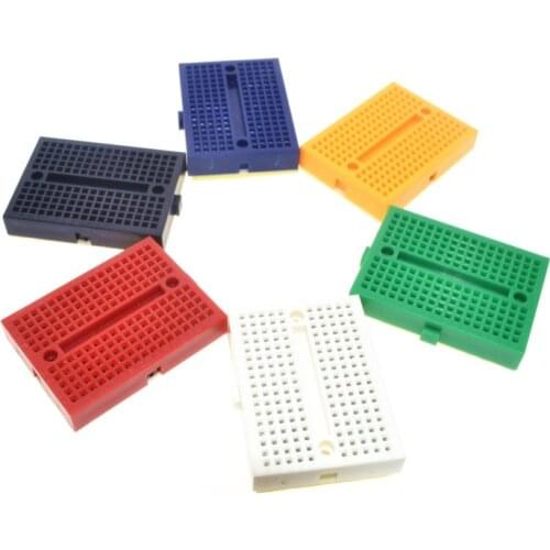 Wholesale 1pcs SYB-170 Mini Solderless Prototype Experiment Test Breadboard 170 Tie-points 35*47*8.5mm