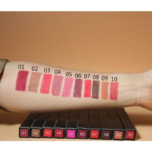 Custom Label Pigmented Makeup Lipliner Pencil Long Lasting Waterproof Smooth Nude Sexy lip liner Pen Cusmetics 19 Colors