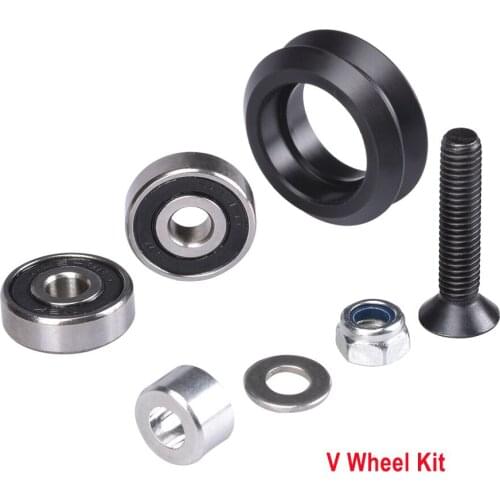 Strong Solid V Wheel Kit For Openbuilds V-Slot Rail Solid Wheel Linear Extrusion KIT063 3D Printer RepRap CNC