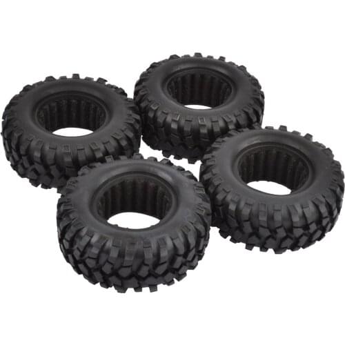 RC 4pcs 96mm 1.9 inch Rubber Rocks Tyres / Wheel Tires for Axial SCX10 D90 Tamiya CC01 1:10 RC Rock Crawler