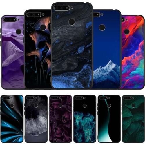 Hd black Silicone Phone Case For honor 30 20 Pro 8 8X 9 10 20 Lite Mate 10 20 30 Lite Pro cover