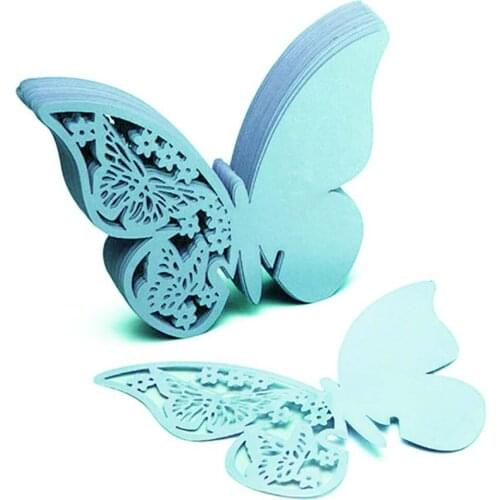 Wedding Decoration Wedding Supplies Paper Butterfly Wine Cup Card Party Decoration Mariage Bride to be bachelorette party boda