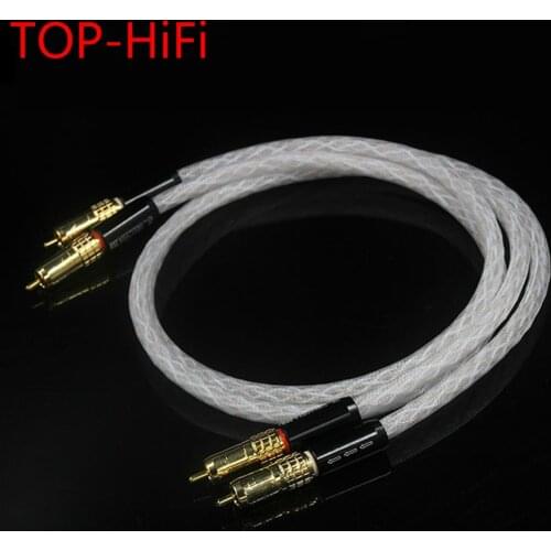 TOP-HiFi Pair TARA Labs RSC Vector 2 Interconnects Audio cable Rca Audio Cable Gold Plated RCA Cable for DVD Amplifier