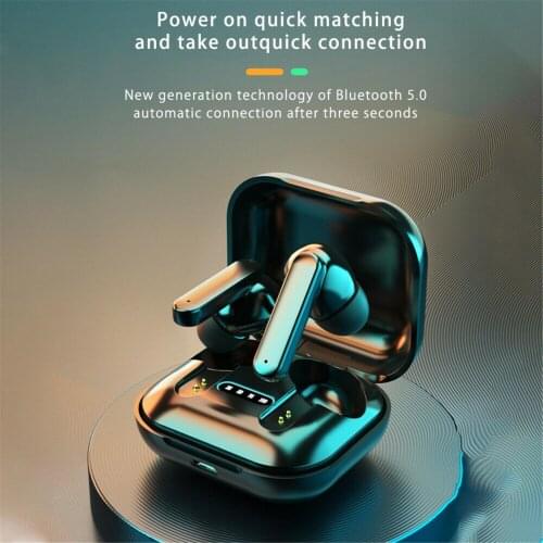 W21 True Wireless Bluetooth 5.0 Headset 9D Sound Support Call TWS Earphones Waterproof Sport Headphone for Smartphones