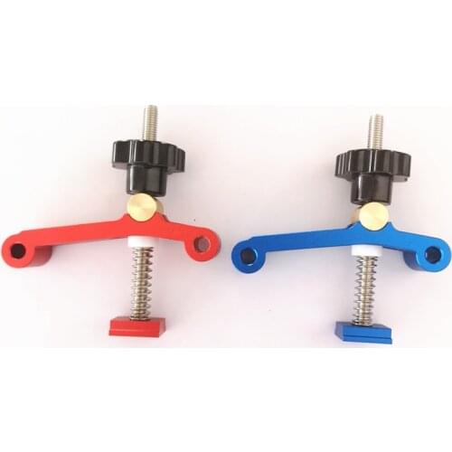 Improved T-Track Platen Miter Track Clamping Blocks Chute Blocks Djustable Press Plate Hold Down Clamps For Woodworking Table