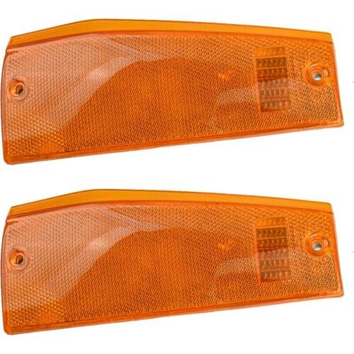 Car 1 Pair Side Marker Light Corner Turn Signal Lamp Reflector 56000111 Fit For Jeep Cherokee XJ MJ Wagoneer 56000110