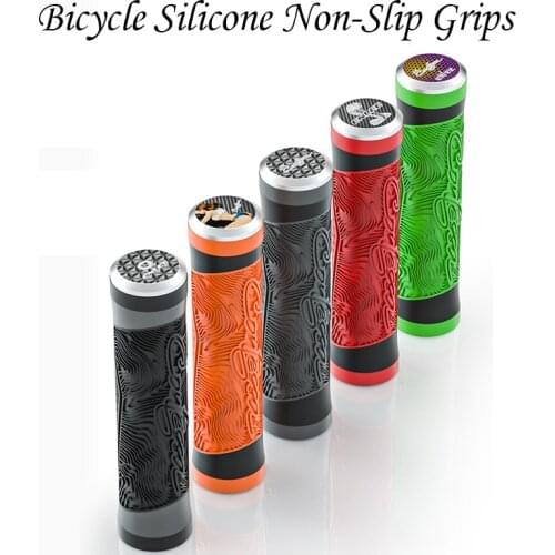 1 Pair Ultralight Bicycle Grips MTB Road Bike Handle Silicone Handlebar Soft Grips Anti-slip Shock-absorbing Cycling Accessories