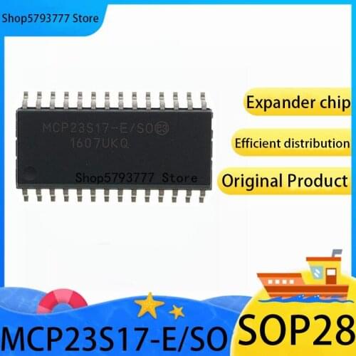 2PCS-20PCS New original genuine MCP23S17-E SO SOP-28 MCP23S17 SOP28 interface expander chip