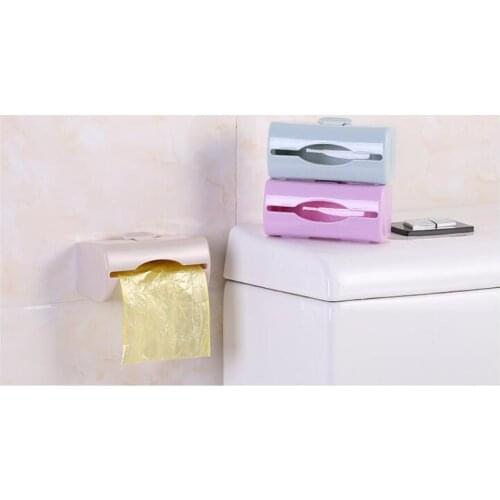 1PC Garbage Bag Storage Box Wall New Multi-purpose Storage Organizer Bag Storage Box Container Stash Box OK 0828