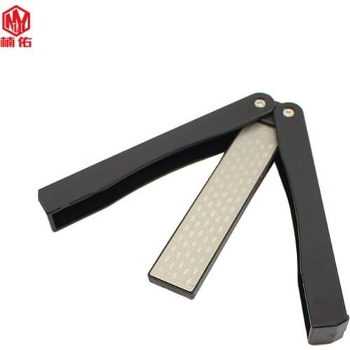 1PC Portable EDC Knife Sharpener Outdoor Double-sided Sharpener Kitchen Sharpener Folding Knife Sharpener