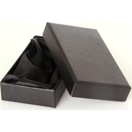 100pcs/lot General Classic Lighter Storage Box 10x5.5x2cm Black Rectangle Boxes Lighter/Cigarette Pipe Packaging Gift Boxes