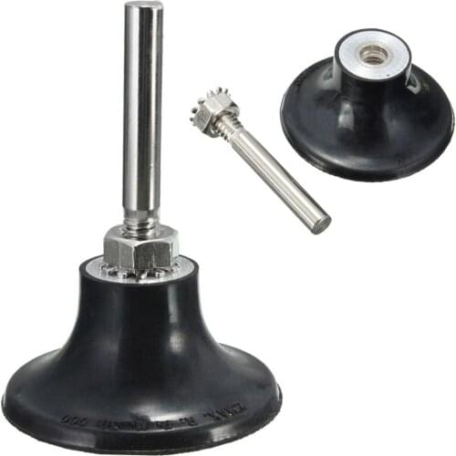 2inch Backing Pad 1/4" 6mm Shank Lock Rotary Sanding Disc Holder for Roloc Discs