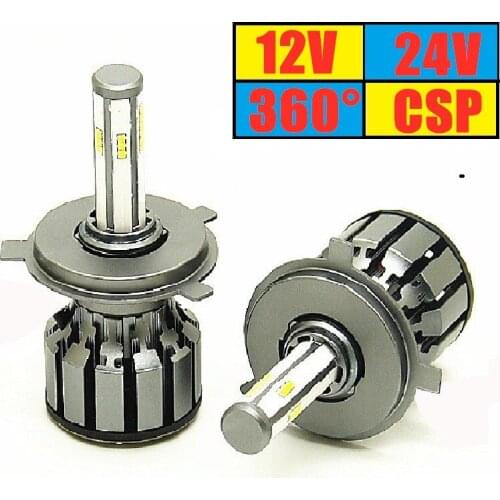 360° bright 12V 6 sides super bright 80w 18000LM auto H7 LED HEADLIGHT H11 fog light H 9005 9006 H4 auto led headlight bulb