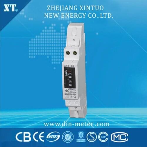 5(32)A 230V 50HZ Single phase Din rail KWH Watt hour din-rail energy meter LCD Counter Digital Wattmeter