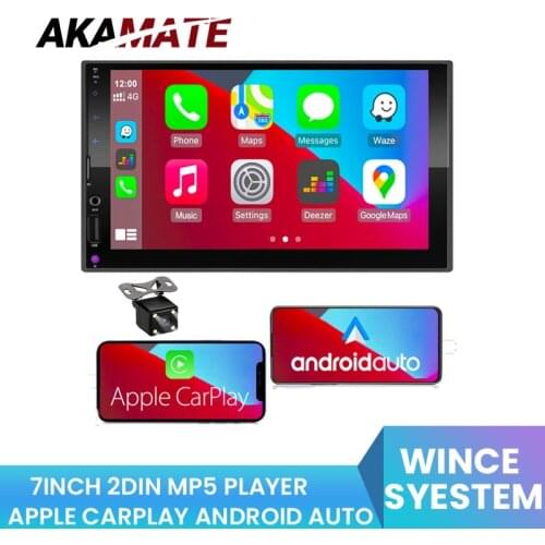 7'' Car Radio Android Auto Apple Carplay Radio Streo Mirrorlink Bluetooth FM Radio Carplay For Universal 2din Car Radio
