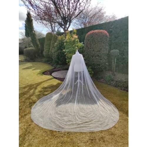 White cape, Bridal Cape, dress drape, wedding Cape, dress Tulle Shawl,Ivory Tulle Cape