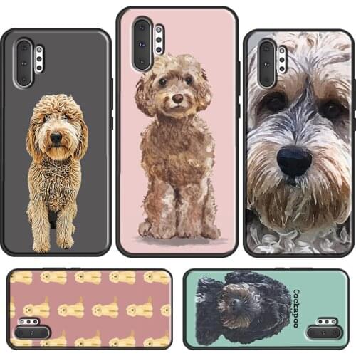 Brown Cockapoo Phone Case For Samsung Galaxy S21 S20 FE Note 20 Ultra S8 S9 S10 Note 10 Plus S10e Cover