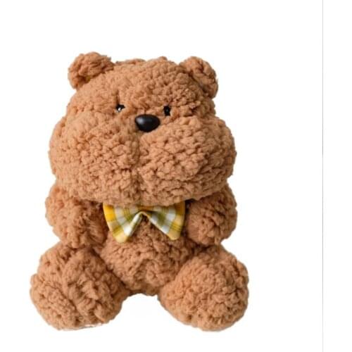 Cute Colorful Bowtie Animals Doll Baby Soft Plush Toys For Children Sleeping Mate Stuffed Baby Toys For Infants Birthday Gift