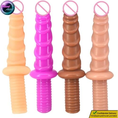 FAAK PVC Arrow Sword Dildo Female Masturbator Anal Plug Handle Bar Penis Sex Toys for Women Lesbian Pussy Gay Prostate Massager