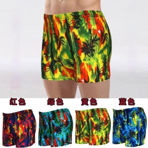 Swimming trunks printed swimming trunks fashion flat-footed swimming trunks plus size swimming trunks swimming trunks swimwear