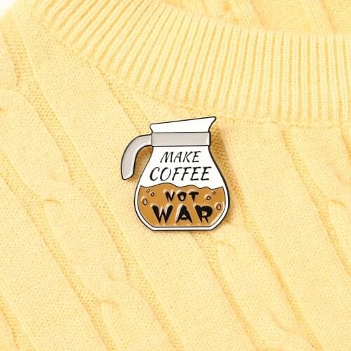 Custom Catpuccino Coffee Kitten Enamel Pins Cup Cats Brooch Bag Clothes Lapel Pin Pet Badge Animal Jewelry Gift for Friends
