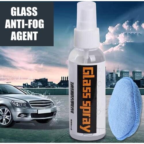 Anti-fog Agent Mist Liquid Spray for Car Glass Windscreen Window Clean Non-toxic 100ml RERI889