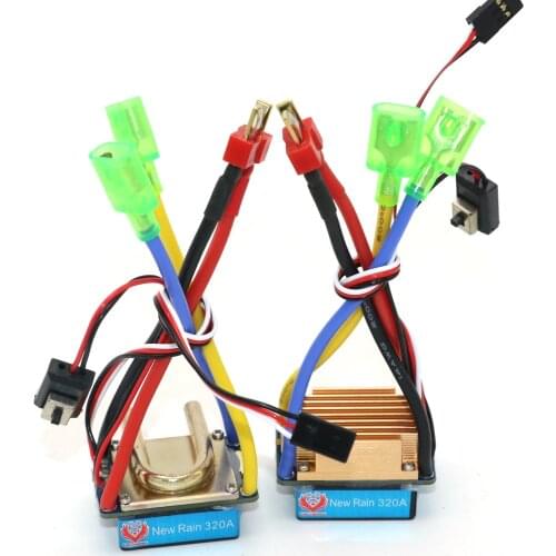 RC HOBBY 160A / 320A / 480A ESC 380/540/775 Brushed Motor Speed Controller Dual Mode Regulator Band Brake for 1:10 Car Bait Boat