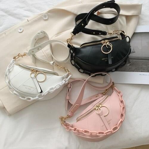 Popular this year 2021 new summer female fashion alar package of ladle web celebrity chain worn single shoulder bag