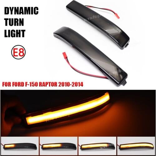 LED Dynamic Turn Signals Light Side Marker Blinker Amber For Ford F-150 F150 04-14 Raptor Expedition For Lincoln Mark LT