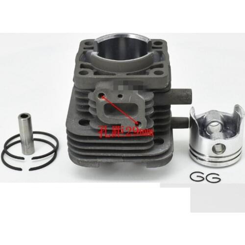 TH34 CYLINDER AND PISTON GROUP ASSEMBLY 37MM FOR KAAZ KAWASAKI TH34D 2 CYCEL 34CC TRIMMER BRUSH CUTTER