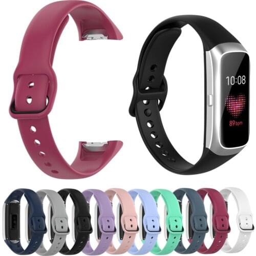 1PC Fashion Silicone Sports Watch Band Strap Wrist Band Strap for Samsung Galaxy Fit SM-R370 Smart Watch Accessories
