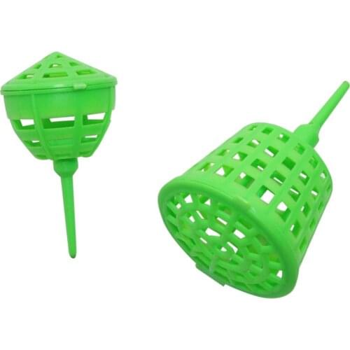 Green Fertilizer Cover Basket Garden Planting Bonsai Potted Plant Automatic Fertilization Device Fertilizer Box With Lid 10 Pcs