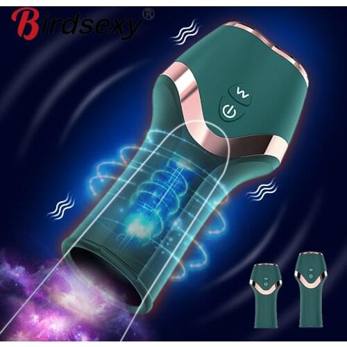 12 Modes Penis Vibrator Delay Trainer Male Masturbator Cup Automatic Oral Climax Sex Glans Stimulator Massager Sex Toys for Men