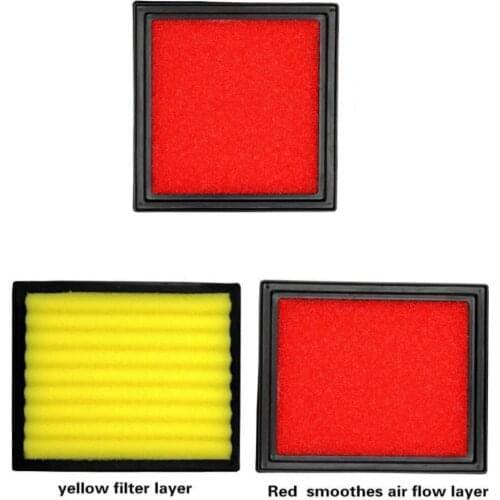 2x Car Air Filter High Flow Air Filter Automobile Super Hybrid Air Filters for Infiniti G37 3.7L V6 2008-2013 (match kn 33-2399)