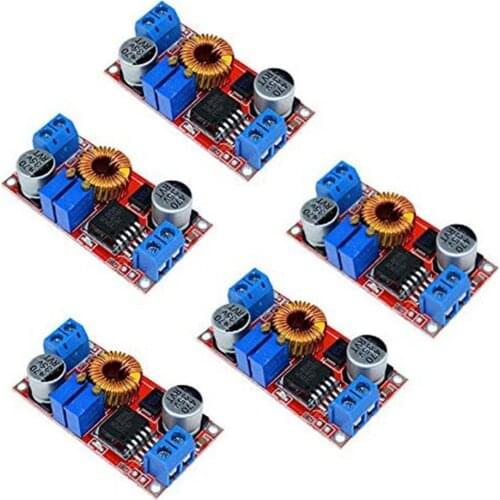 5pcs/lot XL4015 E1 5A 5-32V DC to DC CC CV Lithium Battery Step Down Charging Board Led Power Converter Charger Step Down Module