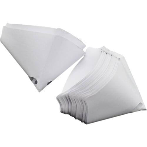 50PCS/Set Paper Paint Strainers Conical Strainers Mesh Filter Cone Strainer Spray gun Part Paint Funnel Tool