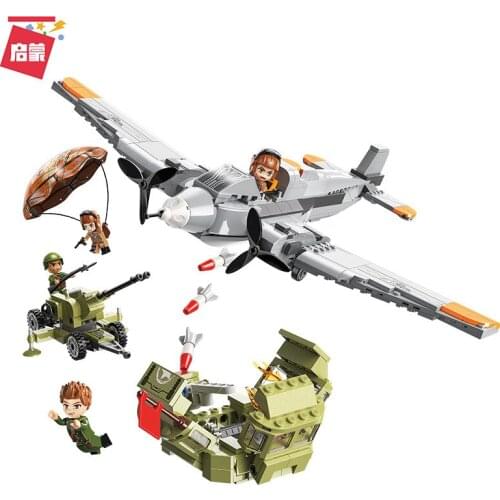 557Pcs 21013 Military Series Ground-to-Air Bombing War Assembled Model Building Blocks Toys Gifts