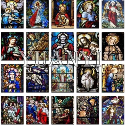 5D Diamond painting religious Religion art jesus Madonna Full Square Diamond embroidery Cross stitch Full Round Diamond mosaic