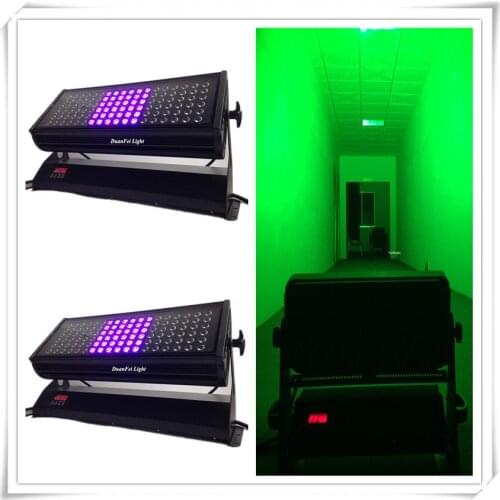 6 lot outdoor led wash light 108x3w rgb led city color ip65 led wall washer dmx