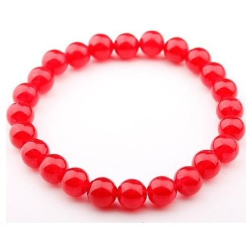 8mm red purple Punk multicolor Agate Chakra Healing Reiki Buddha Yoga Bracelet elastic adjustable Volcanic Stone Bangles sfgv2