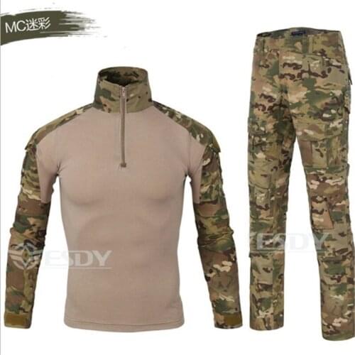 US Tactical Suit Camouflage Military Uniform Army Suit Combat Shirt Tactical Pants Paintball Hunting Clothes