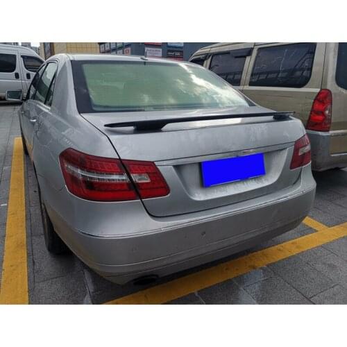 CEYUSOT For W212 Trunk Universal Spoiler Accessories OLD Mercedes-Benz E-Class Sedan ABS Material Body Kit Rear Lip Wing Tail