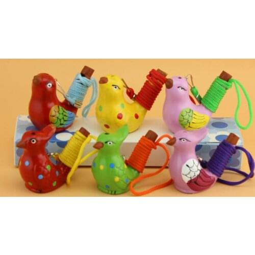 Coloured Drawing Water Bird Whistle Bathtime Musical Toy for Kid Early Learning Educational Children Gift Toy SN1087
