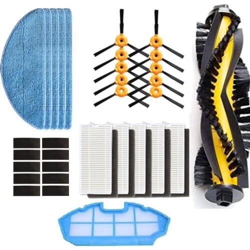 Vacuum Cleaner parts Side brush HEPA filter sponge mop cloth Roll main brush for CONGA EXCELLENCE 990 5040 iboto aqua v710