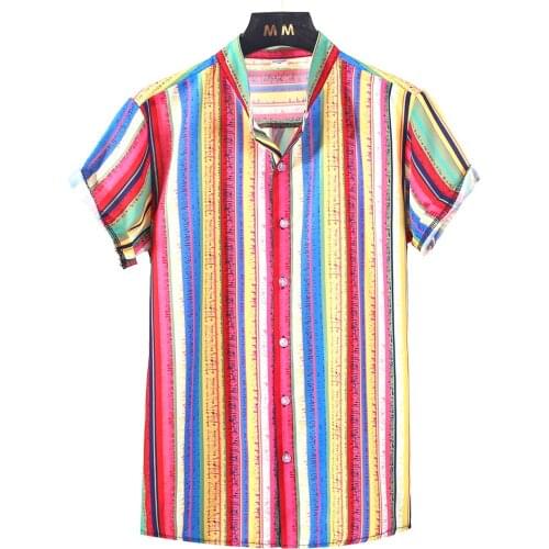 DKNG.BRO Mens Striped T-shirts